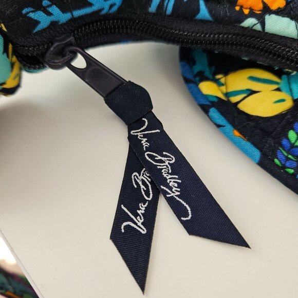 Vera Bradley Floral Quilted Crossbody Bag Colorful Pattern Adj Strap & Zipper - Picture 4 of 10